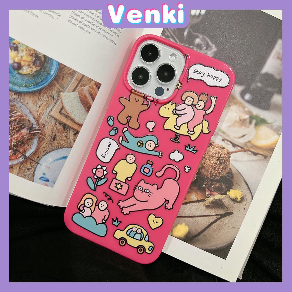 iPhone Case Soft TPU Glossy Pink Candy Case Happy Planet Camera Protection Shockproof For iPhone 14 13 12 11 Pro Max 7 8 Plus X XR