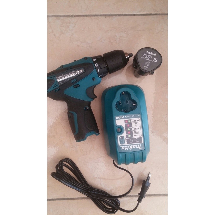Makita DF330DZ Mesin Bor Obeng Baterai Cordless Battery DF 330 DZ UNIT ONLY