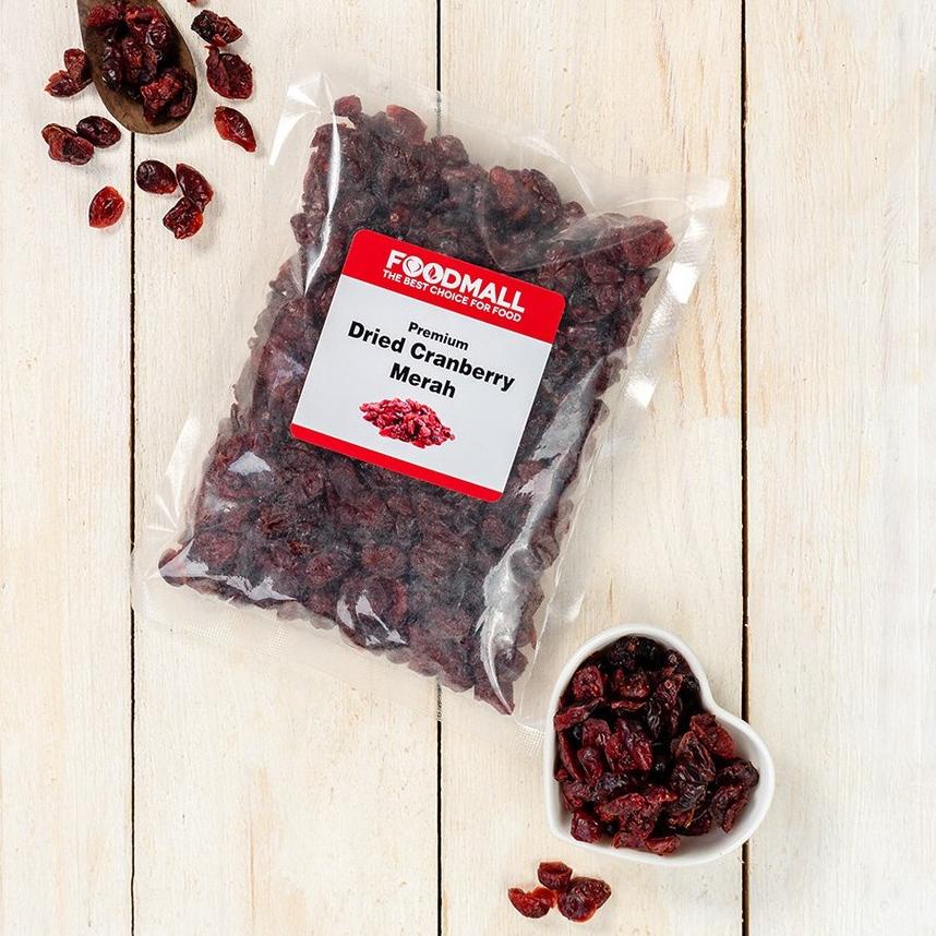 

♥ Dried Cranberry / Buah Cranberry Kering / Cemilan Kranberi 250 Gr ♙