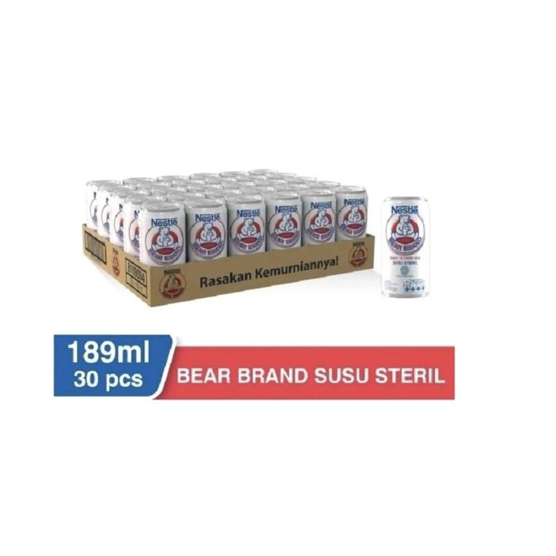 susu steril bear brand 1karton