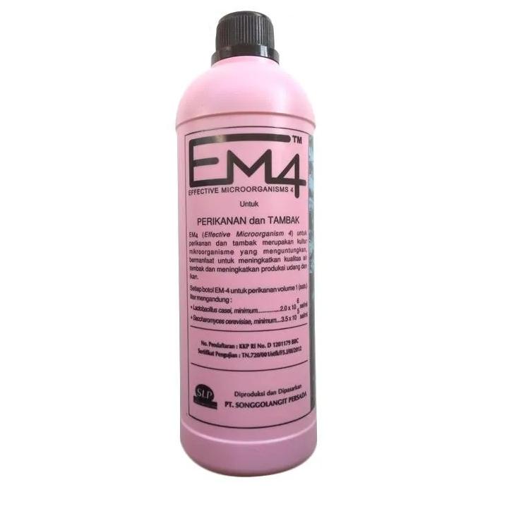 ✨COD✨ EM4 EM 4 1L Perikanan Pupuk Probiotik Aquaponik Kolam Ikan 1 Liter serbuuu 