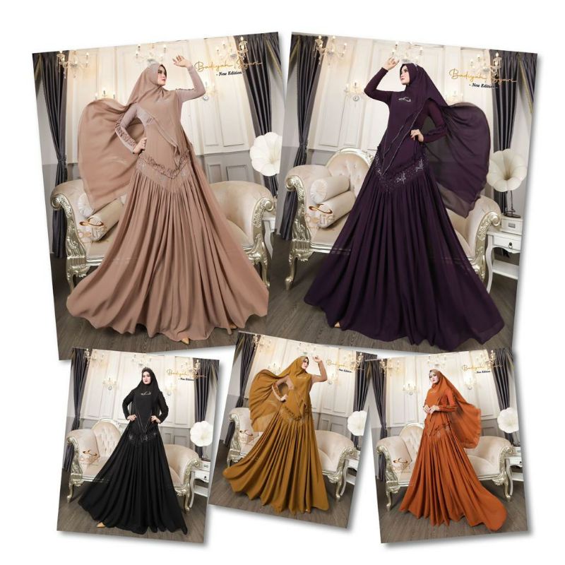 gamis badiyah syari belifi