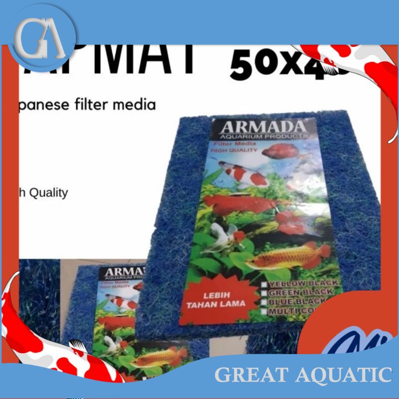 Media filter japmat UK 50x40x5cm Media filter air aquarium high quality ori