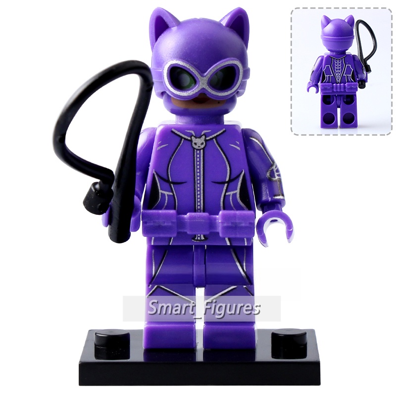 Justice League Minifigures Batman Joker Harley Quinn DC Mini Angka Catwoman Kalender Man Racun Ivy Mainan Hadiah