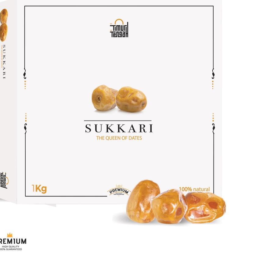 

♦ Kurma Sukari 1 Kg Premium Timur Tengah Kurma Sukkari Original High Quality ➤