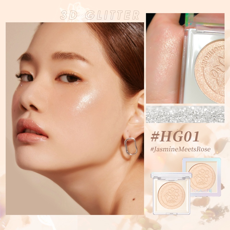 NIK - FOCALLURE Shimmering Skin Highlighter FA234 | Highlighter Pressed | Shimmering | BPOM ORIGINAL