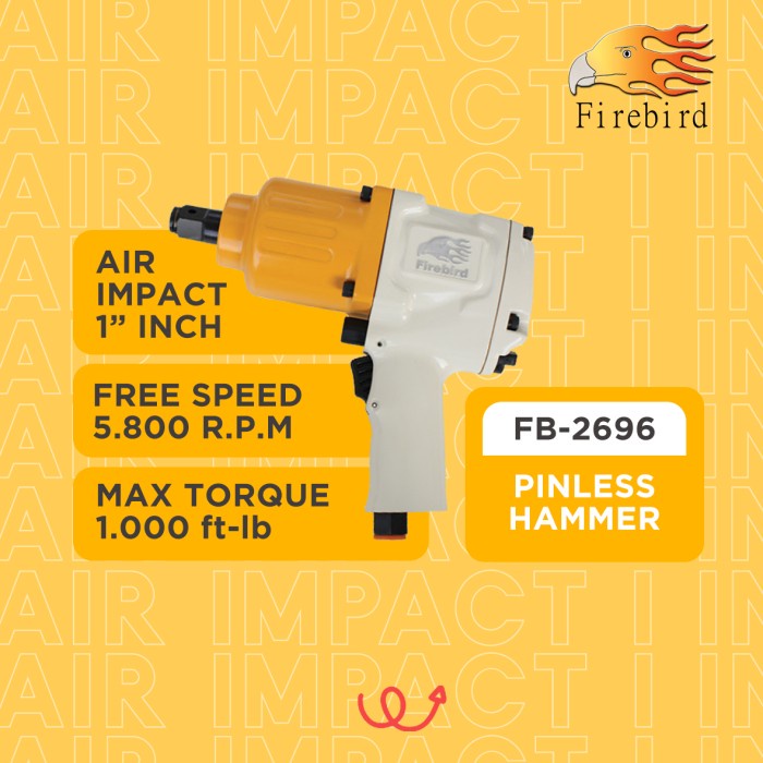 AIR IMPACT FIREBIRD FB-2696 3/4IN