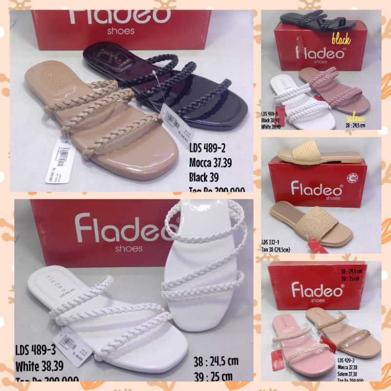 Sandal Teplek Wanita Merk Fladeo Branded Matahari