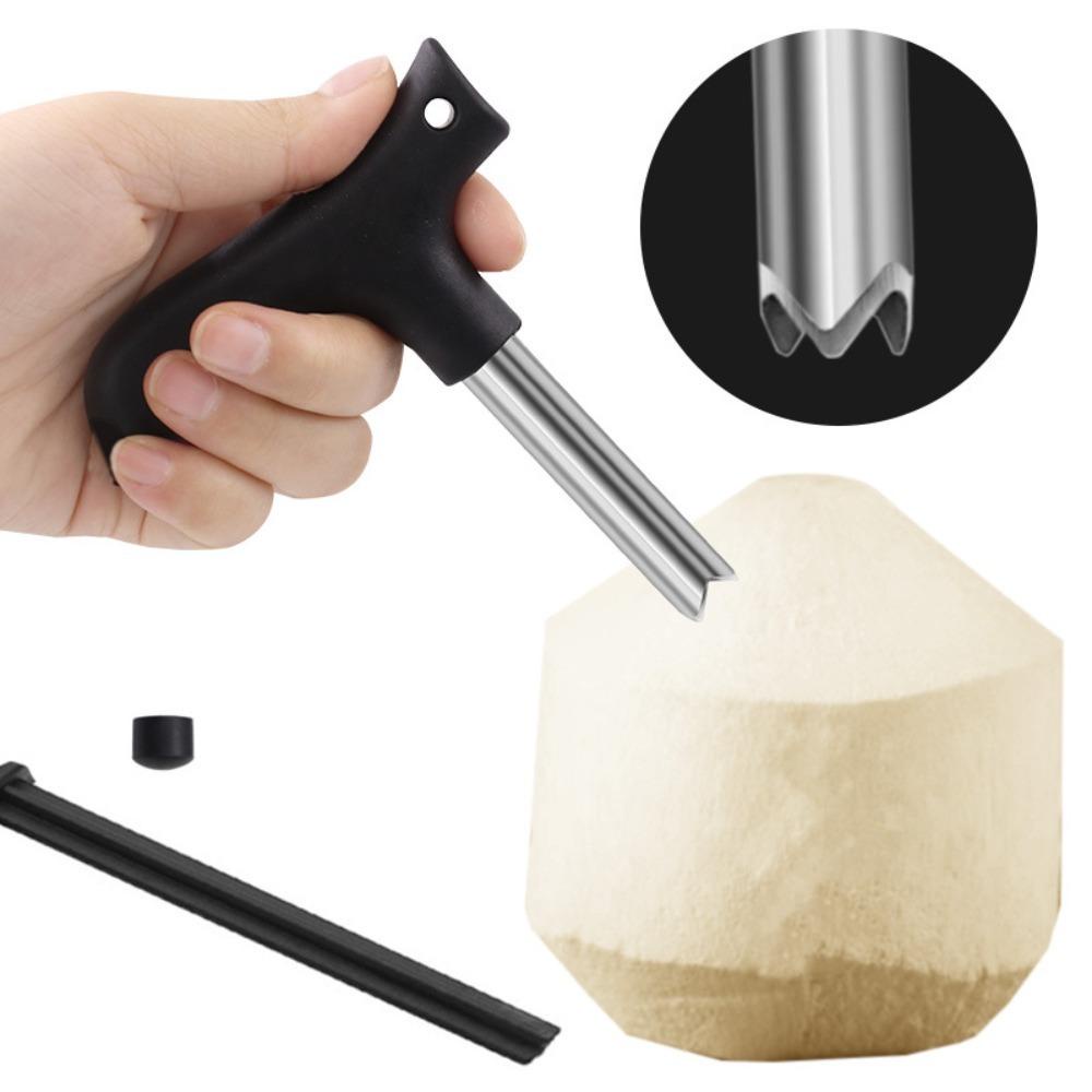 Pembuka Batok Kelapa Nanas Stainless Steel Portable Puncher Coconut Drill Hole