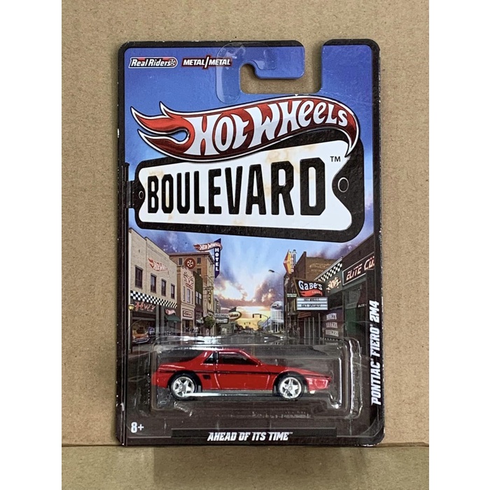 Hotwheels Boulevard Pontiac Fiero 2M4 Merah