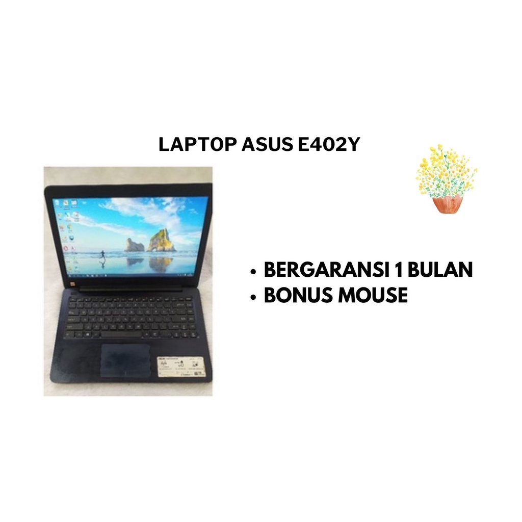 LAPTOP ASUS E402Y, LAPTOP BEKAS MURAH,LAPTOP SECOND BERKUALITAS,LAPTOP MURAH BERKUALITAS