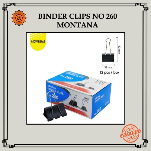 

Binder Clips No.260 Montana
