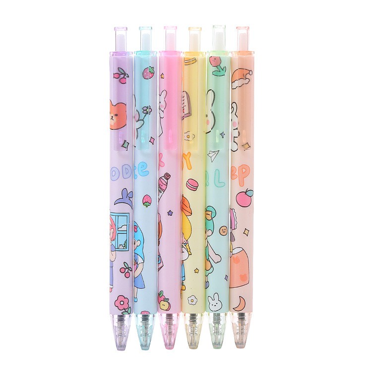 6pcs Pena Pulpen Pen Set Cetek Cetekan OSM-ST0297