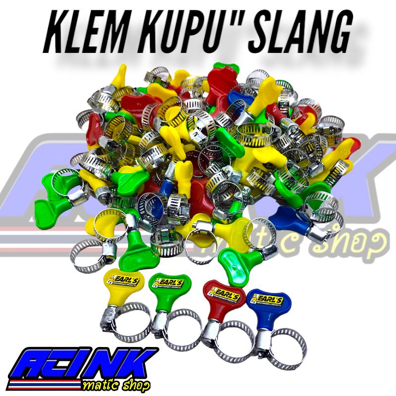 Klem slang kupu kupu klem slang oil cooler hawa klem fpr klem slang elpiji