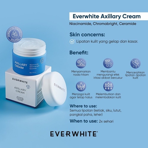 CREAM PEMUTIH KETIAK ORI - EVER WHITE AXILLARY CREAM 15GR ORIGINAL