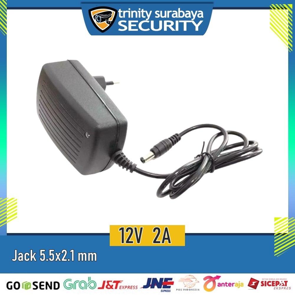 ADAPTOR 2A AMPERE 12 VOLT CCTV