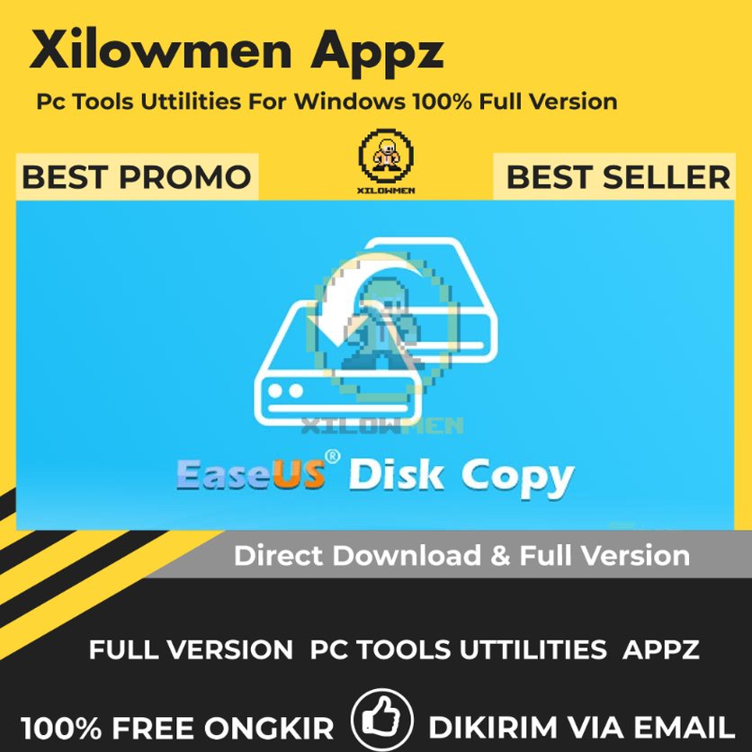 [Full Version] EaseUS Disk Copy Pro PC Tools Software Utilities Lifetime Win OS - Alat untuk kloning dan upgrade disk