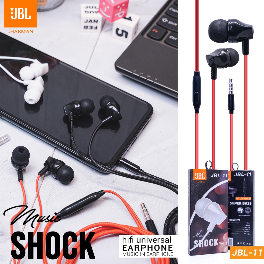 (ba) HF / HEADSET JBL JB-11 PACK IMPORT EXTRA BASS