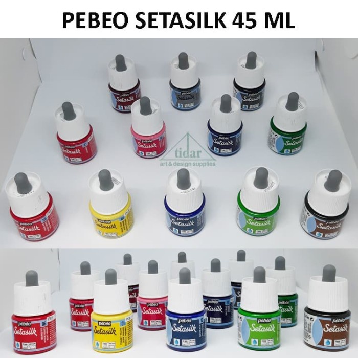 

Pebeo Setasilk / Silk Painting / Cat Untuk Sutra 45 Ml