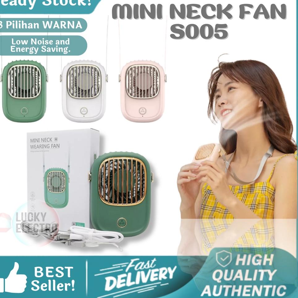 ✩ Kipas Kalung Kipas Leher Portable Premium Mini Sport Neck Fan ✽