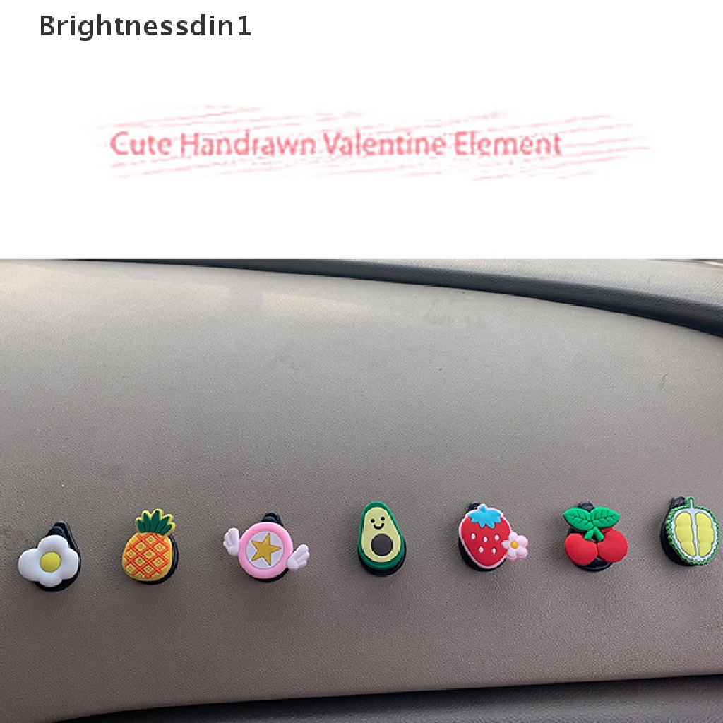 [Brightnessdin1] Kait Penyimpanan Dekorasi Rumah Bentuk Hewan Buah Gantungan Dinding Kait Dekorasi Mobil Kait Butik