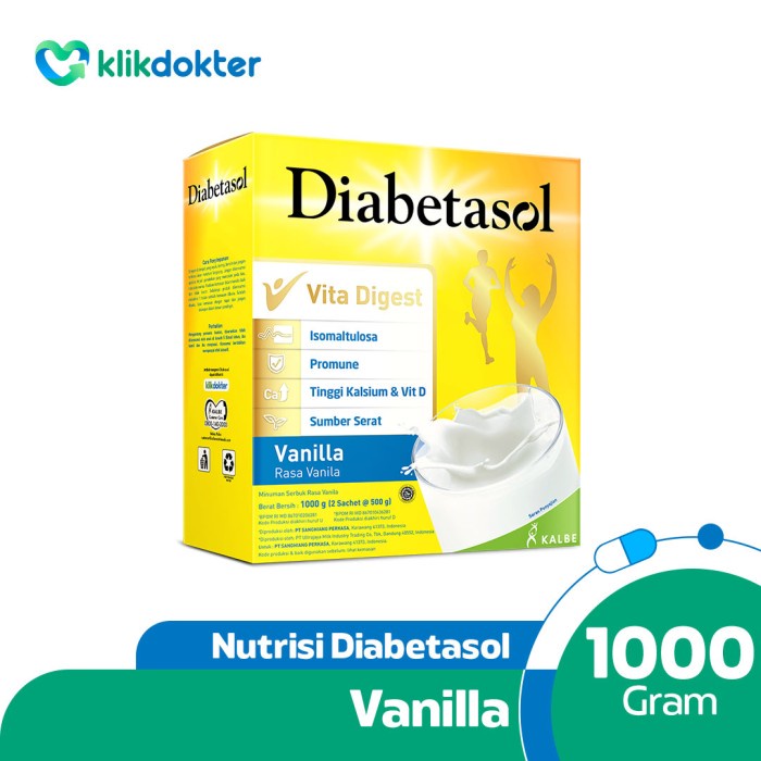 

[ COD ] Diabetasol Vanilla 2x500gr