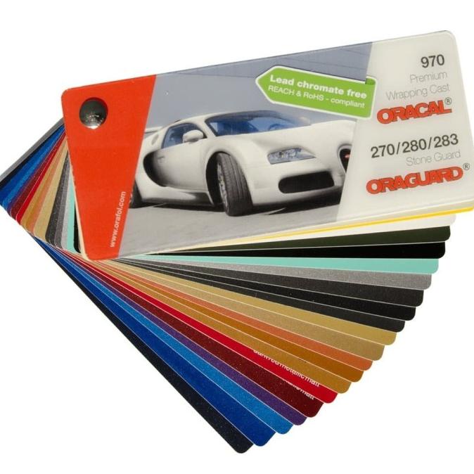 [Ready Stock] Oracal 970 Color Swatches Katalog Warna Card Kipas Original