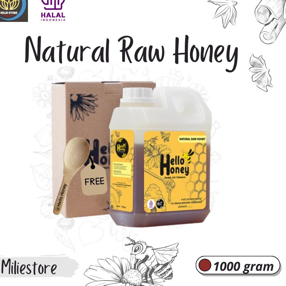 

➷ Asli Murni Natural Raw Honey 1 Kg Manis - Hello Honey ➶