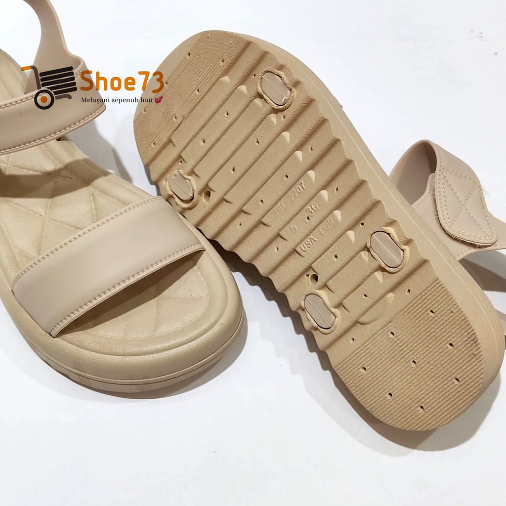 BARA BARA JSL 2207 V-1 SIZE 36-40 ORIGINAL l Sandal tali jelly wanita l Sendal gunung cewek impor