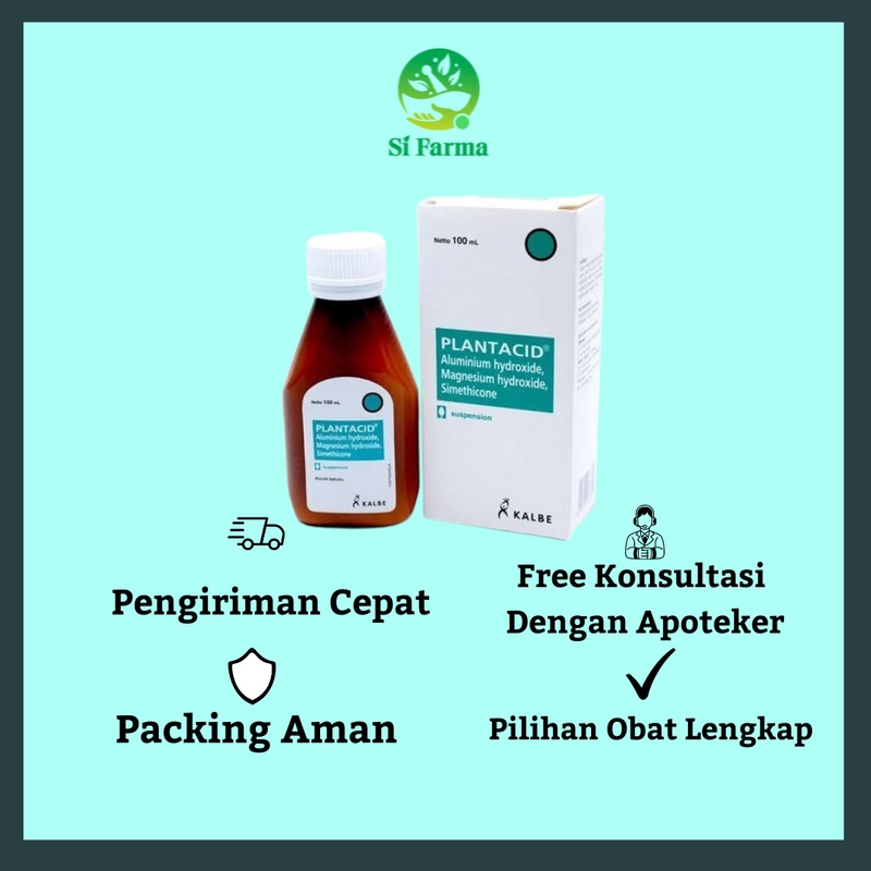 Plantacid Syrup 60 ml/Mengurangi Gejala Mual Muntah Nyeri Ulu Hati Nyeri Lambung Akibat Kelebihan As