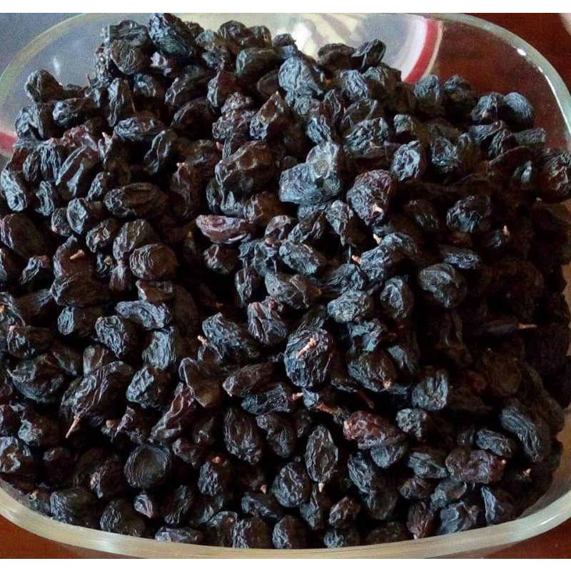 

kismis hitam organic black raisin 1kg/kismis hitam 1kg original murah