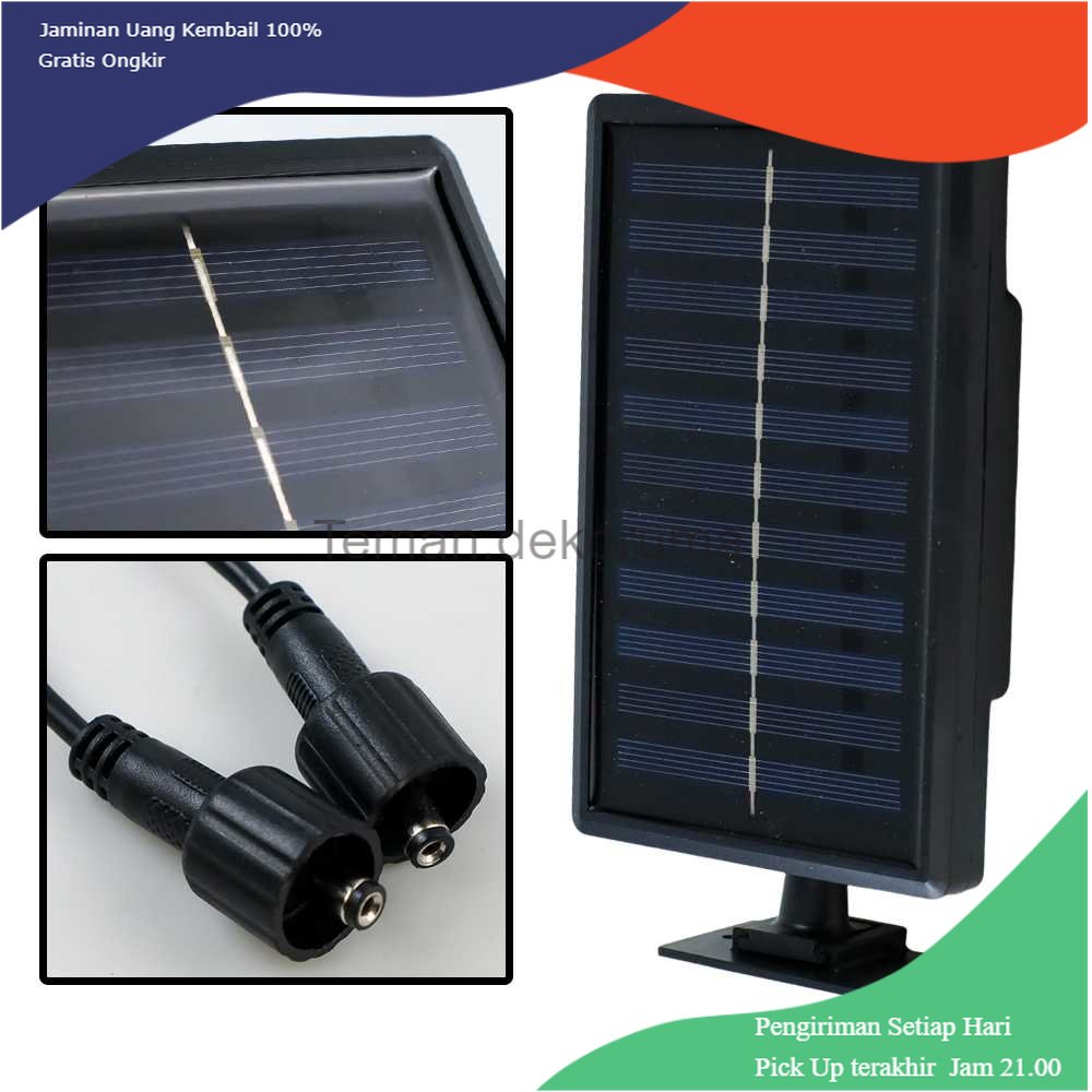 TD - LMP KSIJEH Lampu Gantung Hias Outdoor Solar Power IP65 Cool White 2 Lamp - KJ192