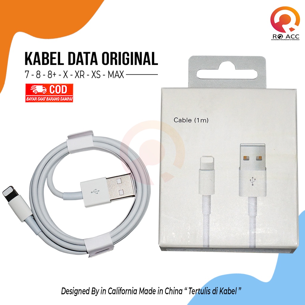 [RO ACC] KABEL DATA CHARGER 5 6 7 7+ 8 8+ X XR XS MAX ORIGINAL A QUALITY