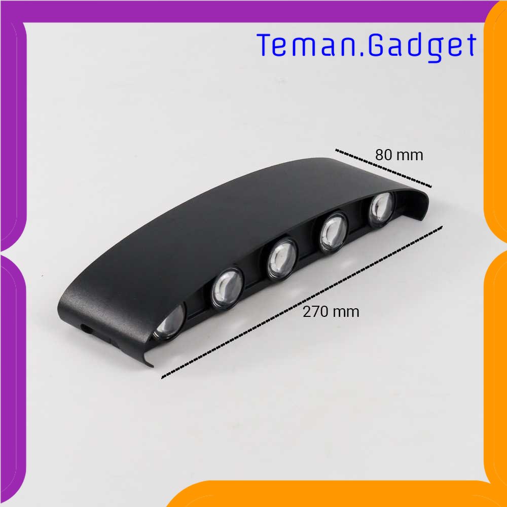 TG-LMP TaffLED Lampu Dinding Hias Outdoor Minimalis Aluminium 10W Warm White - RL-B15