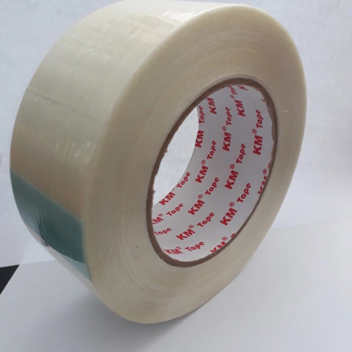 

Terlaris Filament Tape/Lakban Serat Clear ,Thicnes140Mic