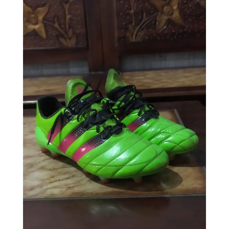Sepatu bola-Sepatu bola second-Sepatu bola preloved-kasut bola second- boot bola second adidas ace 16.1 fg green - Original Second
