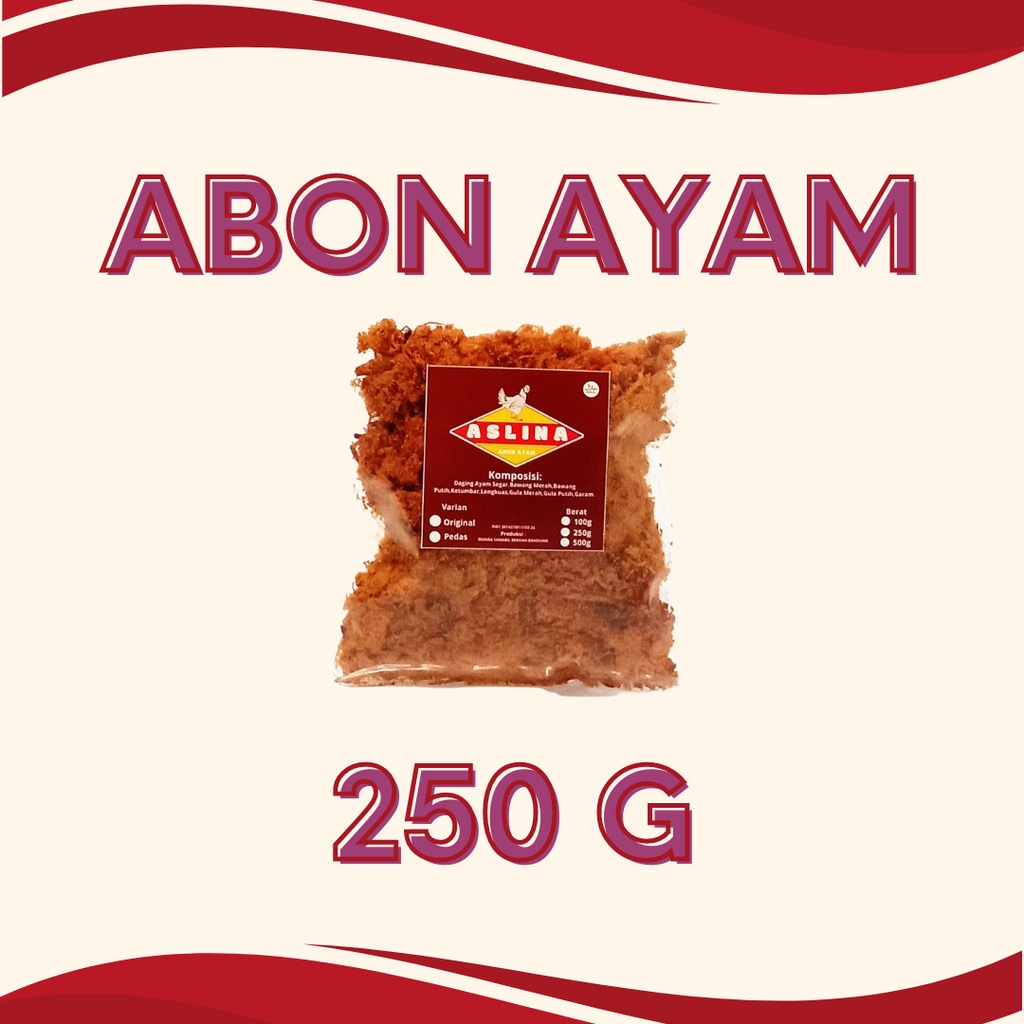 

Abon Daging Ayam Aslina 250g