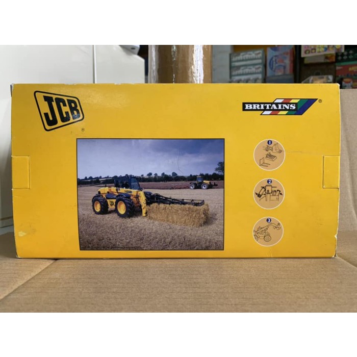 Britains 1/32 JCB 526S Loadall Complete Shovel-Forklift-Bale Lift