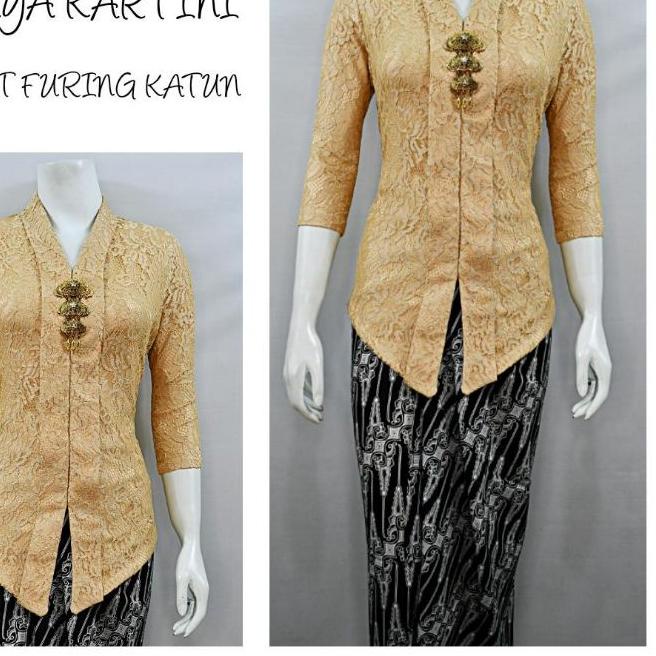 ♦ Indah KEBAYA BRUKAT MODERN KARTINI LENGAN 7/8 Furing Katun KEBAYA WISUDA KEBAYA KATUN KEBAYA AKAD 