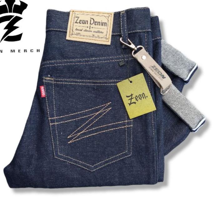 ✤ PROMO Celana Denim Selvdege ZEON DENIM ➴