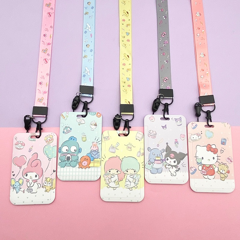 

Kalung Holder Kartu Lucu Sanryo Zanrio / ID Card Holder Name Tag Lanyard