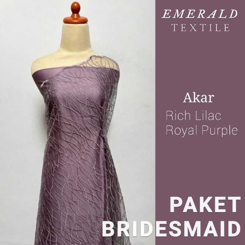 Paket Bridesmaid Spesial Package / Seragam Keluarga / Lamaran / Wisuda / Paket Bridesmaid By Emerald Textile