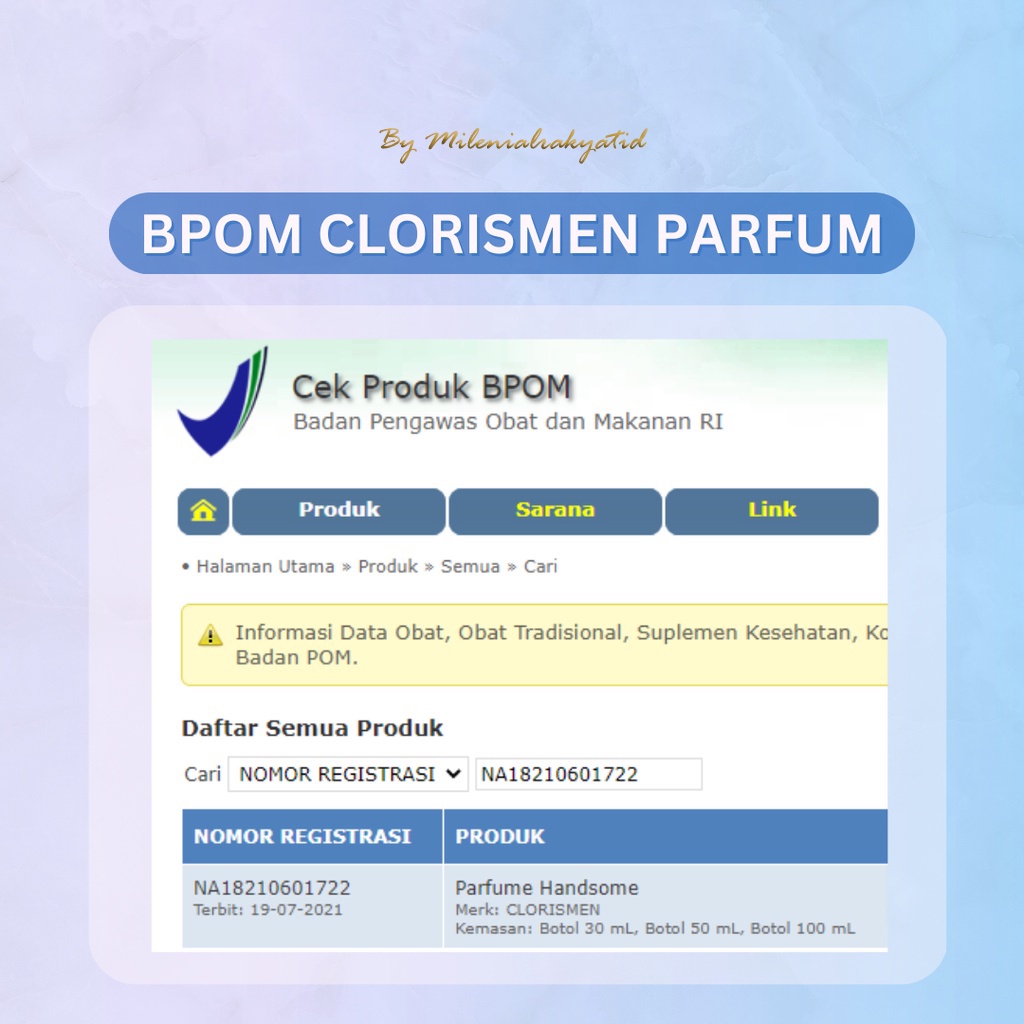 BELI 1 GRATIS 1 CLORISMEN HANDSOME PARFUME ORIGINAL BPOM - EDP 30ML