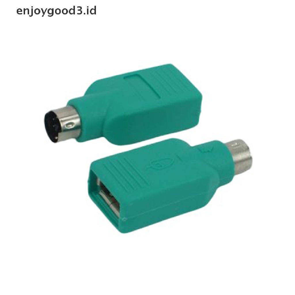 【 Rready Stock 】 USB Female to PS2 PS / 2 Male Adapter Converter Computer Connectors Keyboard Mouse Adapter for Laptop PC Mouse Keyboard PS2 （ ID ）