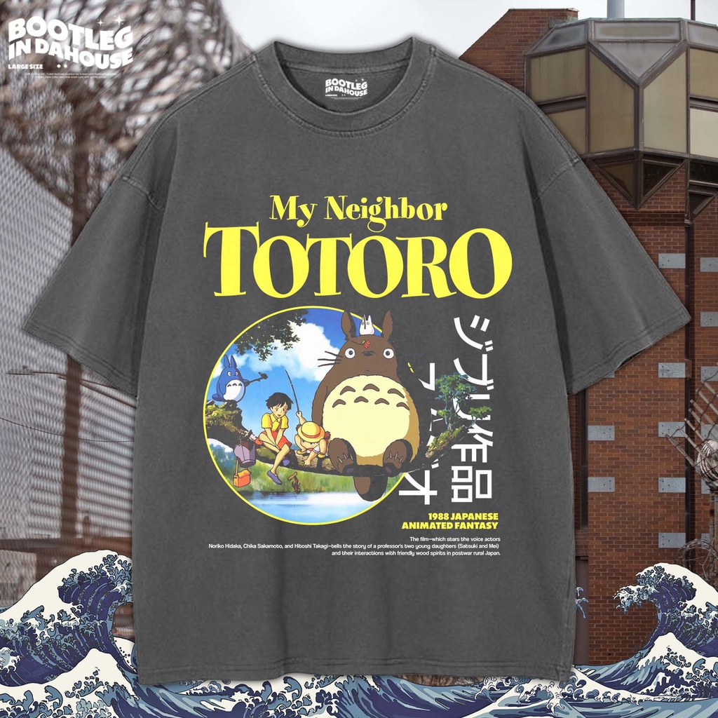 MY NEIGHBOR TOTORO Oversize T-shirt / Kaos Oversize MY NEIGHBOR TOTORO