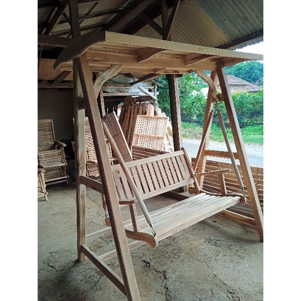 Ayunan Kayu Jati Jepara Ayunan Teras Ayunan Taman Ayunan Gantung