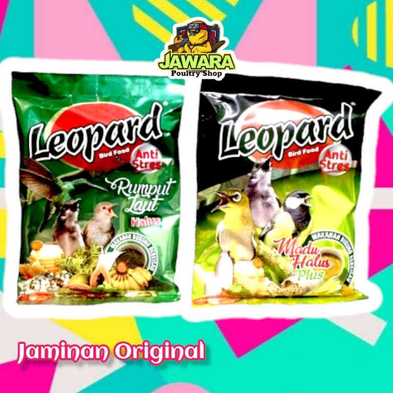 Pakan Voer Pur LEOPARD - Makanan Burung Pleci Punglor Cendet