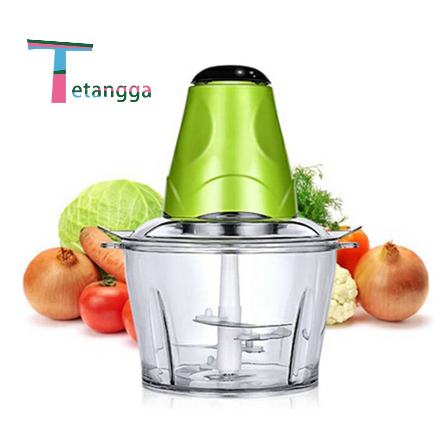 Blender Daging/Meat Grinder Food Processor/Penggiling Daging 2Set Pisau Warna Hijau Two-Color VS