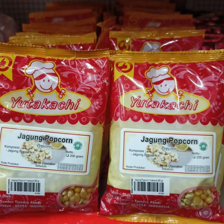 

Z22 Jagung Popcorn Yutakachi 200 gr / Pop Corn Mentah / Raw Corn PROMO ¢