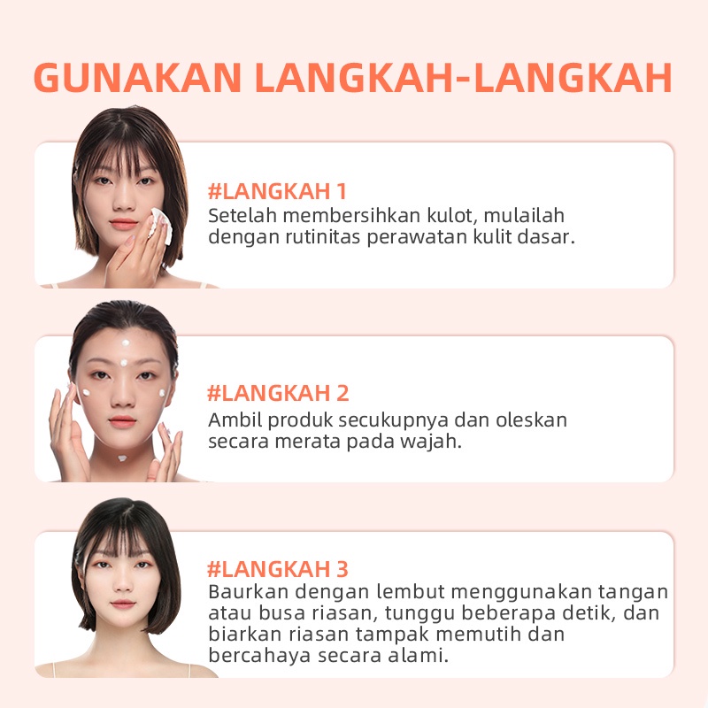 GMEELAN Set Pemutih Wajah 1 Minute Exfoliating Gel 50g + Whitening Day Cream 30g